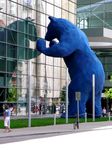  big blue blue_body colorado denver feral macro mammal real sculpture statue unknown_artist 