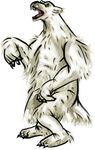  bear claws fur male mammal plain_background polar_bear roar roaring solo tail transparent_background ursine white white_fur whodrewthis 