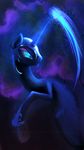  alicorn discordthetrollest equine female feral friendship_is_magic helmet horn horse mammal my_little_pony nightmare_moon_(mlp) pegacorn pony slit_pupils solo winged_unicorn wings 