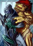  garrus_vakarian krogan mass_effect turian wrex 