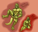  abs anthro balls biceps big_muscles claws demon drago erection fangs green_penis green_skin grin horn humanoid_penis jackie_chan_adventures lying male muscles nipples nude omegaro on_back pecs penis pose presenting red_eyes reptile scales scalie sheath slit smile solo spread_legs spreading standing teeth toe_claws toned vein 