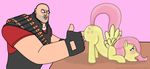 crossover fluttershy friendship_is_magic heavy_weapons_guy my_little_pony team_fortress_2 