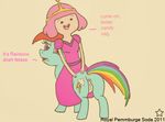 adventure_time friendship_is_magic my_little_pony princess_bubblegum rainbow_dash ray-pemmburge 