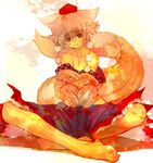  animal_ears bad_id bad_pixiv_id bare_shoulders blue_eyes breasts cleavage hat inubashiri_momiji kishi_kaisei medium_breasts short_hair solo tail tokin_hat touhou white_hair wolf_ears wolf_tail 