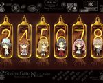  5girls akiha_rumiho amane_suzuha clock kiryuu_moeka kiyuren lowres makise_kurisu multiple_girls nixie_tube pantyhose shiina_mayuri steins;gate urushibara_ruka 