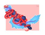 anthro big_tail black_clothing black_legwear black_pantyhose blue_body blue_fur blue_hair blush bodily_fluids cheek_tuft clothing consentacles cum cum_in_clothing cum_through_clothing cum_through_pantyhose cumshot dragon ejaculation facial_tuft fluffy fluffy_tail full_body_pantyhose full_body_stockings full_body_suit fur furred_dragon furred_scalie genital_fluids hair hi_res huge_tail kyaro legwear male masturbation mythological_creature mythological_scalie mythology pantyhose red_tentacles scalie sex solo tail tentacle_sex tentacles tuft wet wet_clothing wrapped_up zertyz_(character)