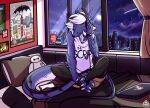 2019 airana_stormrider anthro auveiss baymax bedroom big_hero_6 claws clothing computer digital_media_(artwork) disney dragon electronics female hair headgear headphones headset horn indonesia laptop listening_to_music london long_tail moon music mythological_creature mythological_scalie mythology nasa night pillom poster scalie shirt signature solo star sticker tail topwear union_jack white_hair window