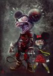  blood cosplay crazy_eyes disney fangs glasses manuel_augusto_dischinger mickey_mouse robot 