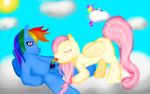  fluttershy friendship_is_magic gilda gokai-chibi my_little_pony rainbow_dash 