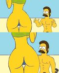 marge_simpson ned_flanders tagme the_simpsons 
