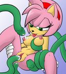  amy_rose anal anal_penetration anus breasts cum cum_in_ass cum_in_pussy cum_inside double_penetration female green_eyes hair hairband nipples nude penetration pink_hair pussy sega sex sonic_(series) sonic_team tentacles the_other_half tongue tongue_out vaginal vaginal_penetration 