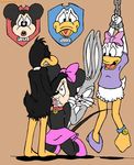  bugs_bunny crossover daffy_duck daisy_duck donald_duck jk looney_tunes mickey_mouse minnie_mouse 
