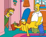  homer_simpson marge_simpson ned_flanders tagme the_simpsons 