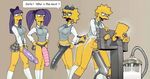  bart_simpson kamitora lisa_simpson maggie_simpson sherri terri the_simpsons 