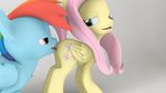  fluttershy friendship_is_magic my_little_pony natmaxex rainbow_dash 