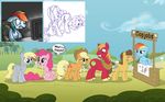  applejack big_macintosh caramel derpy_hooves friendship_is_magic my_little_pony pinkie_pie rainbow_dash tagme 