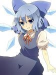  absurdres bad_id bad_pixiv_id blue_eyes blue_hair cirno furumun highres ice solo touhou 