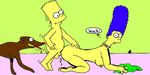  bart_simpson marge_simpson santa&#039;s_little_helper tagme the_simpsons 