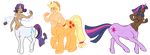  applejack friendship_is_magic my_little_pony rarity twilight_sparkle 