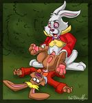  alice_in_wonderland march_hare tagme white_rabbit yaoifairy 