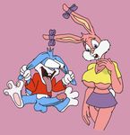  babs_bunny buster_bunny pervynamek02 tagme tiny_toon_adventures 