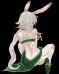  animal_ears artist_request bodypaint bunny_ears elementalist final_fantasy final_fantasy_tactics_a2 final_fantasy_tactics_advance lowres no_panties oekaki solo viera 