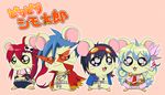  commentary_request crossover hamtaro kamina kamina_shades lowres nia_teppelin no_humans parody simon tengen_toppa_gurren_lagann yoko_littner 