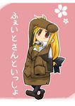  blonde_hair fate_testarossa kajikawa_yahiro long_hair low-tied_long_hair lyrical_nanoha mahou_shoujo_lyrical_nanoha_strikers military military_uniform pantyhose solo tsab_ground_military_uniform uniform 