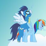 friendship_is_magic my_little_pony rainbow_dash soarin tagme 