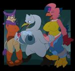  biyomon crossover delcatty digimon pokemon scooby-doo sora_takenouchi swanna velma_dinkley 