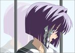  bad_deviantart_id bad_id clannad fujibayashi_ryou purple_hair short_hair solo vector_trace 