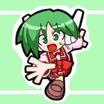  artist_request chibi green_hair lowres multi oekaki robot_ears solo to_heart 