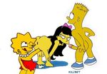  bart_simpson jessica_lovejoy killbot lisa_simpson the_simpsons 