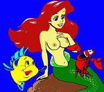 ariel flounder sebastian tagme the_little_mermaid 