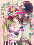  bow bug butterfly flower frills hair_flower hair_ornament hat insect lace matsuo_hiromi microphone original phonograph solo 