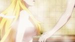  animated animated_gif ben-tou black_hair blonde_hair breasts censored convenient_censoring naked nude shaga_ayame shiraume_ume yuri 