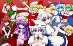  &gt;:) &gt;_&lt; :d :o ^_^ aqua_eyes arms_up ascot bespectacled blonde_hair blue_eyes blue_hair book bow braid breasts brooch chair china_dress chinese_clothes cirno closed_eyes crescent crossed_arms cup daiyousei dress dress_shirt everyone fang flandre_scarlet glasses green_eyes green_hair grey_hair grin hair_bow hair_ribbon hand_on_own_chest happy hat hat_ribbon head_wings herenettuxa hong_meiling izayoi_sakuya jewelry koakuma light_smile long_hair long_sleeves maid maid_headdress medium_breasts multiple_girls necktie no_wings open_book open_mouth outstretched_arms patchouli_knowledge pince-nez purple_eyes purple_hair reading red red_background red_eyes red_hair remilia_scarlet ribbon rumia salute shirt short_hair side_ponytail silver_hair simple_background sitting skirt skirt_set small_breasts smile spread_arms star sweatdrop teacup teapot the_embodiment_of_scarlet_devil touhou tray twin_braids v-shaped_eyebrows v_arms vest wallpaper wings xd 