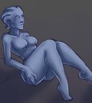  alien asari big_butt blue_body blue_eyes breasts butt female looking_at_viewer mass_effect nude reclining ronnie92 solo 