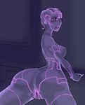  amazing anus asari avina back_turned big_breasts big_butt breasts butt citadel female from_behind glowing glowing_eyes looking_at_viewer mass_effect nude purple_body pussy ronnie92 solo vi violet virtual_intelligence visrual_intelligence_program wall wide_hips 
