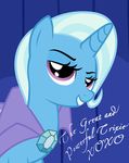  autograph cape curtains equine female feral friendship_is_magic hi_res horn horse mammal maximillianveers my_little_pony pony signed solo trixie_(mlp) unicorn 