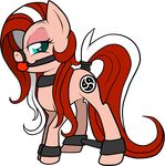  bdsm bondage bound cutie_mark equine female feral gag hair horse long_hair lotso mammal my_little_pony oddly_sexy pony solo standing 