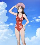  hat highres saotome_roman screencap sket_dance stitched swimsuit 