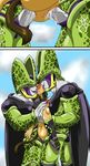  anal cell cell_(dragon_ball) clone double_penetration dragon_ball dragonball_z highres original_character rape saiyan smirk tail vaginal 