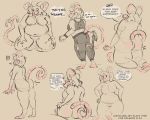  blush breast_growth butt_growth clothing conditional_dnp dialogue embarrassed expansion growth lustylamb mammal mouse rodent torn_clothing 