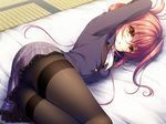  bondage ekino-jeru_aria game_cg haruka_natsuki pantyhose red_hair seifuku yurikago_kara_tenshi_made 