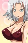  bikini_top bobobo-bo_bo-bobo breasts lowres rem_tennosuke white_hair 