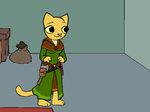  animated barefoot clothed clothing feline female human katia_managan khajiit prequel tail the_elder_scrolls video_games 