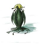  cthulhu_mythos elder_thing green green_body h.p._lovecraft plain_background tentacles white_background wings 