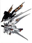  armor gundam helmet highres huge_weapon kenki_fujioka machinery mecha no_humans no_legs weapon 