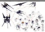  gundam highres kenki_fujioka mecha no_humans scan transformation 